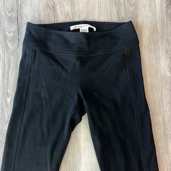 🏁 Diane Von Furstenberg black straight leg cropped trousers  size 0 - Picture 5 of 11